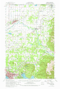 Lynden 1954 topographic map thumbnail