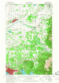 Lynden 1954 topographic map preview