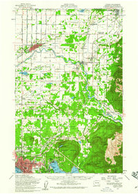 Lynden 1954 topographic map preview
