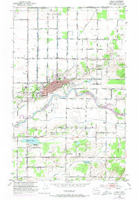 Lynden 1952 topographic map preview