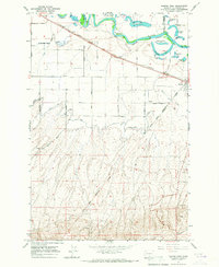 Mabton West 1965 topographic map thumbnail