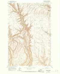 Malaga NE 1966 topographic map thumbnail