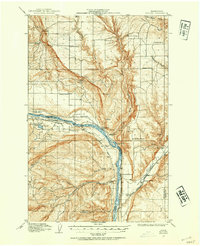 Malaga 1912 topographic map preview