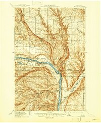 Malaga 1914 topographic map preview