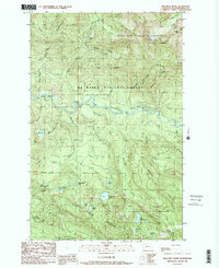 Mallardy Ridge 1989 topographic map thumbnail