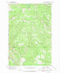 Manastash Lake 1971 topographic map thumbnail