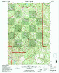 Manastash Lake 1992 topographic map thumbnail