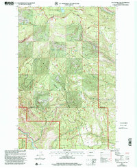 Manastash Lake 2000 topographic map thumbnail