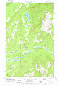 Maple Falls 1972 topographic map preview
