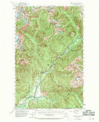 Marblemount 1953 topographic map thumbnail