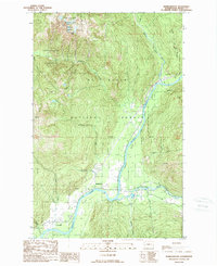 Marblemount 1989 topographic map preview