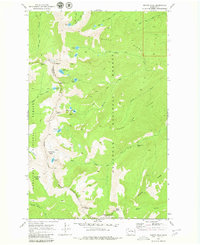 Martin Peak 1969 topographic map thumbnail