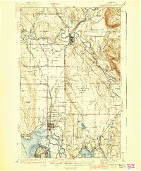 Marysville 1943 topographic map thumbnail