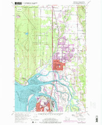 Marysville 1956 topographic map thumbnail