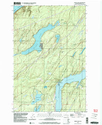 Mason Lake 1997 topographic map thumbnail