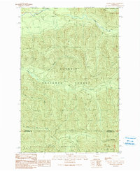Matheny Ridge 1990 topographic map thumbnail