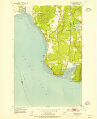 Maxwelton 1953 topographic map thumbnail
