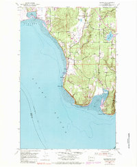 Maxwelton 1953 topographic map thumbnail
