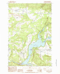 Mayfield Lake 1984 topographic map thumbnail