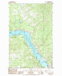 Mc Coy Lake 1985 topographic map thumbnail
