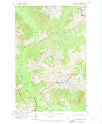 Mc Gregor Mtn topographic map thumbnail