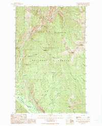 Mc Leod Mountain topographic map thumbnail