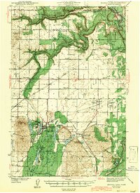 Medical Lake 1943 topographic map thumbnail