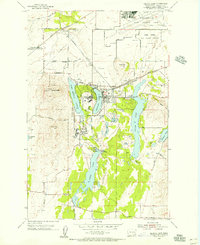 Medical Lake 1954 topographic map preview