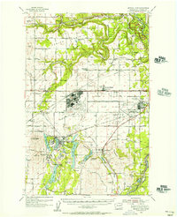 Medical Lake 1954 topographic map thumbnail