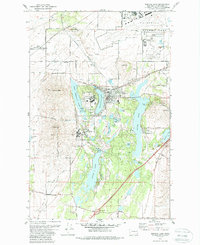 Medical Lake 1973 topographic map thumbnail
