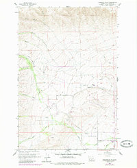 Medicine Valley 1958 topographic map thumbnail