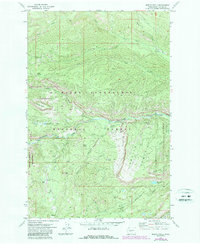 Meeks Table 1971 topographic map thumbnail