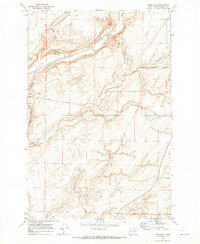 Mesa East 1970 topographic map thumbnail