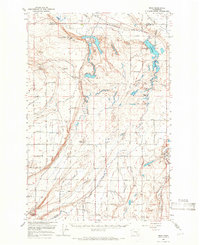 Mesa 1965 topographic map thumbnail