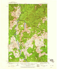 Metaline 1934 topographic map thumbnail
