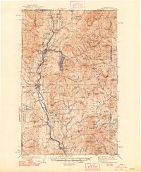 Metaline 1942 topographic map thumbnail