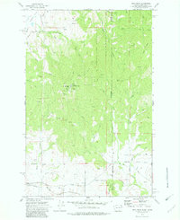 Mica Peak 1973 topographic map thumbnail