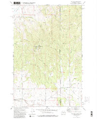 Mica Peak 1973 topographic map preview