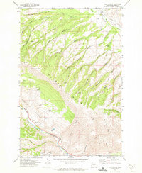 Milk Canyon 1971 topographic map thumbnail