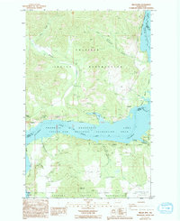 Miller Mtn. 1985 topographic map thumbnail