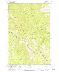 Mission Peak 1966 topographic map thumbnail