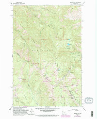 Mission Peak 1966 topographic map thumbnail