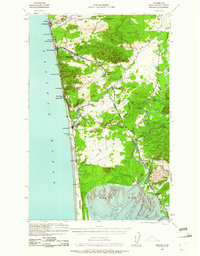 Moclips 1938 topographic map preview