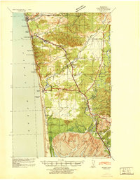 Moclips 1941 topographic map thumbnail