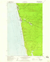 Moclips 1955 topographic map thumbnail