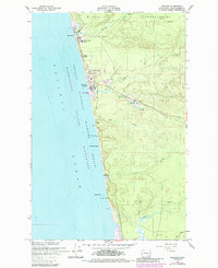 Moclips 1955 topographic map preview