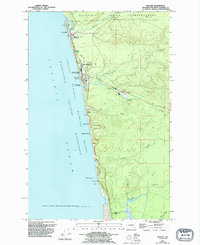 Moclips 1955 topographic map preview