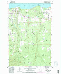 Morse Creek 1961 topographic map thumbnail