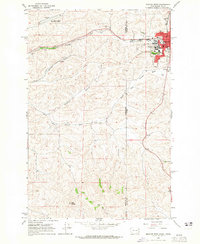 Moscow West 1964 topographic map thumbnail