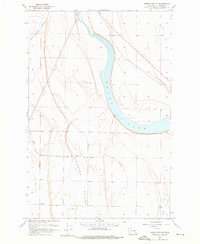 Moses Lake NW 1956 topographic map thumbnail